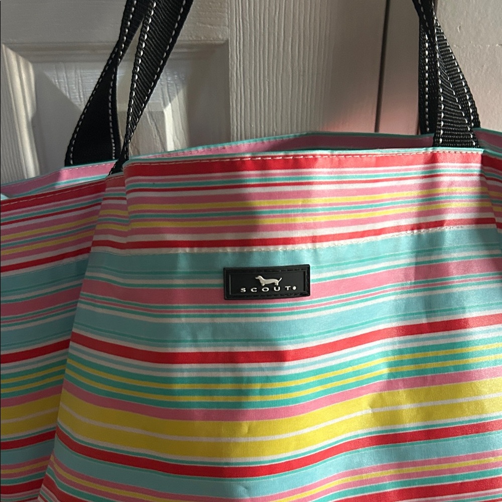 Scout Vibrant Striped Tote Bag